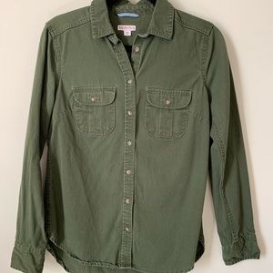 Merona Olive Green Flannel